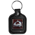 Colorado Avalanche® Square Leatherette Key Chain